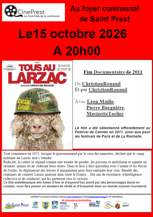 Cinéprest - Octobre 2026