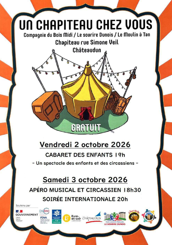Un chapiteau chez vous - Octobre 2026