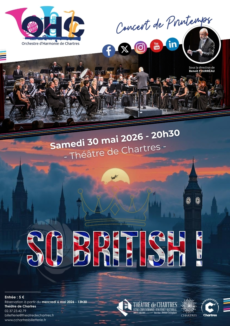 Concert Harmonie de Chartres - Mai 2026