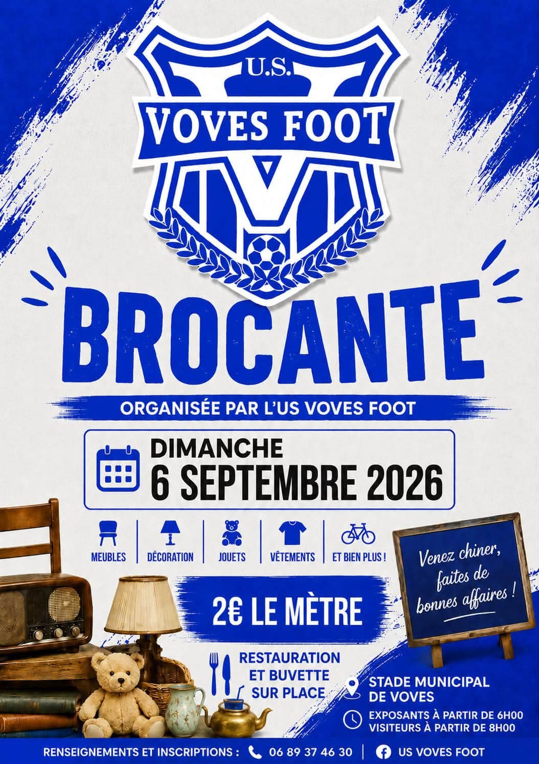 Brocante - US Voves Foot - 2026