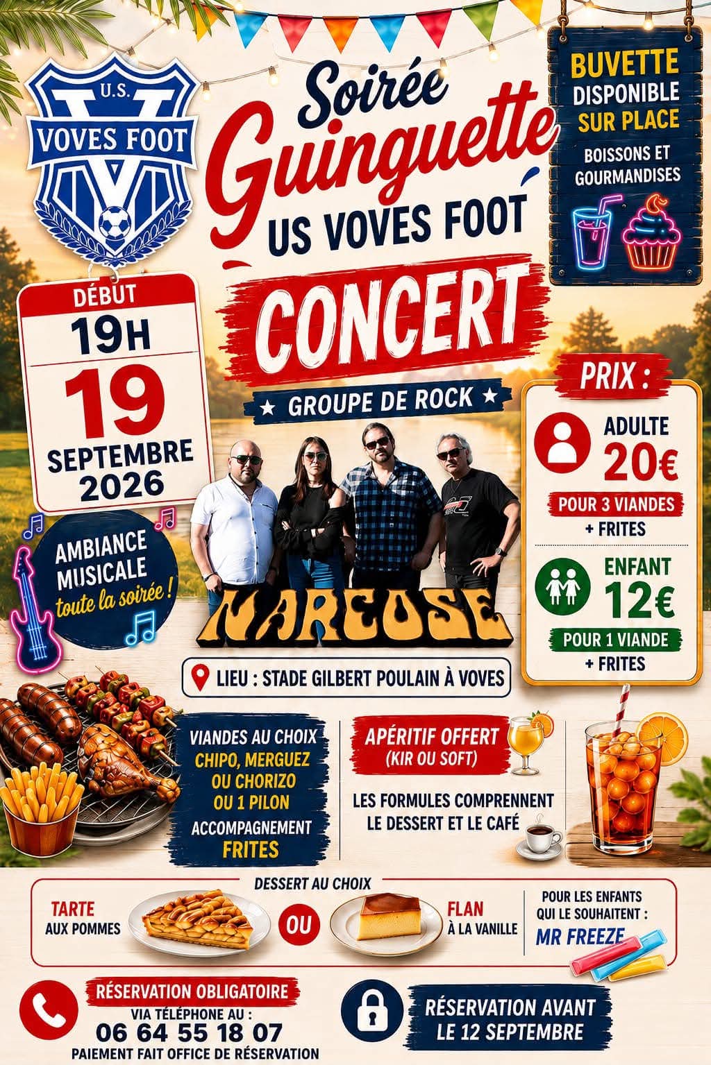 Soirée guinguette - US Voves Foot - 2026