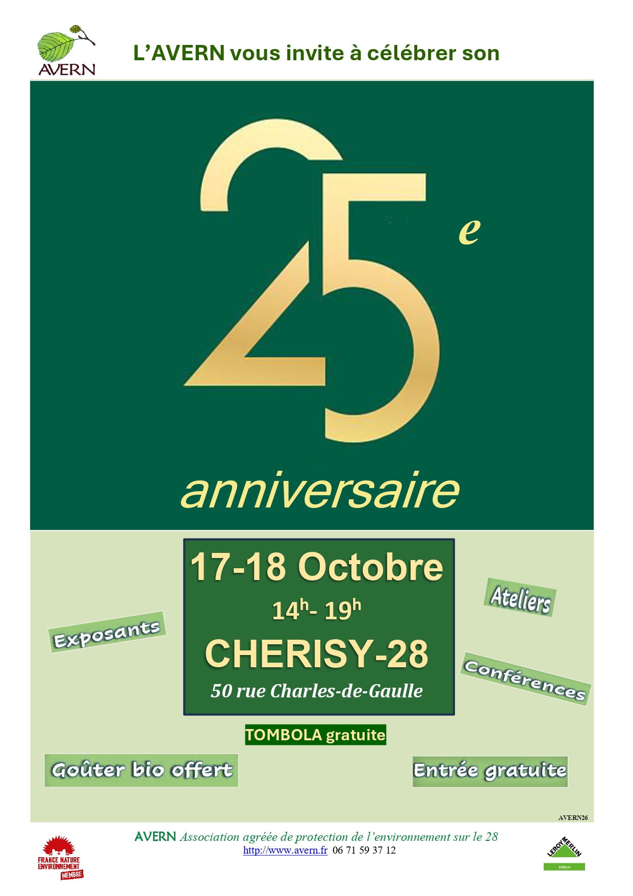 AVERN26 Affiche 25 ANS